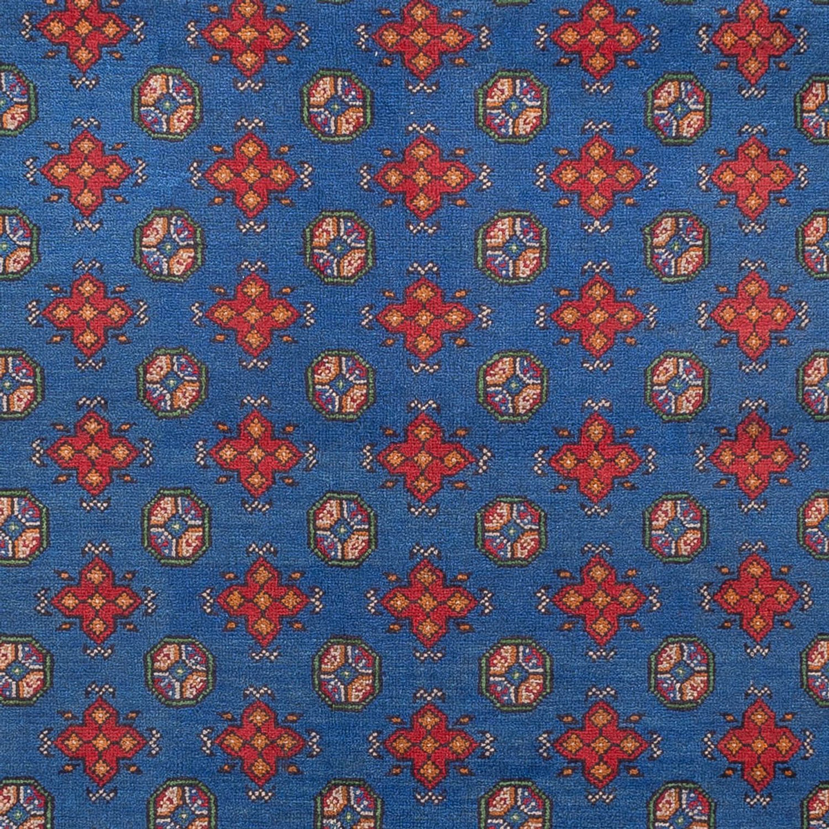 Afghan Teppich - Filpa - 392 x 300 cm - blau