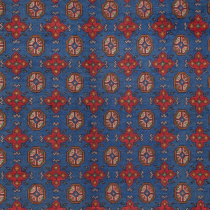 Afghan Teppich - Filpa - 394 x 303 cm - blau