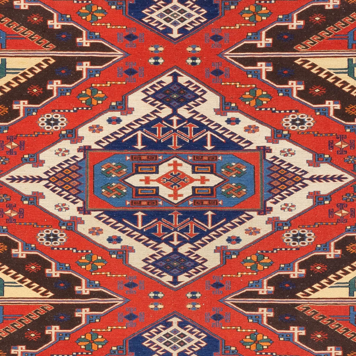 Kelim Teppich - Oriental - Soumak - 272 x 204 cm - rost