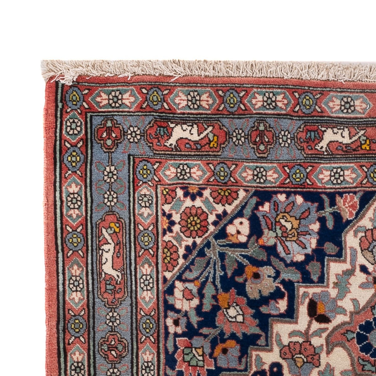 Perserteppich - Nomadic - 158 x 106 cm - dunkelblau