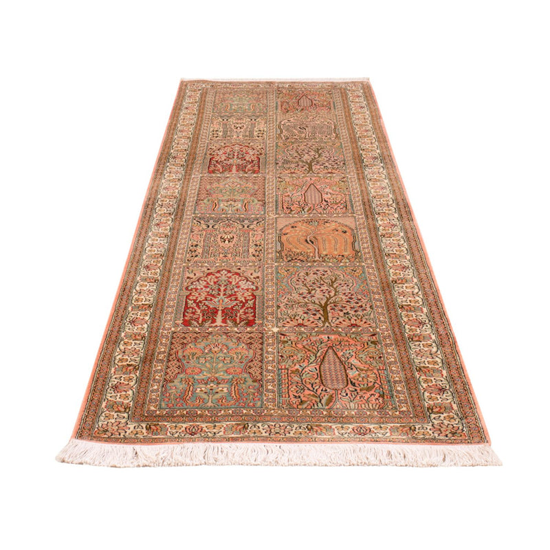 Läufer Seiden - Kaschmir Seide - 287 x 79 cm - mehrfarbig