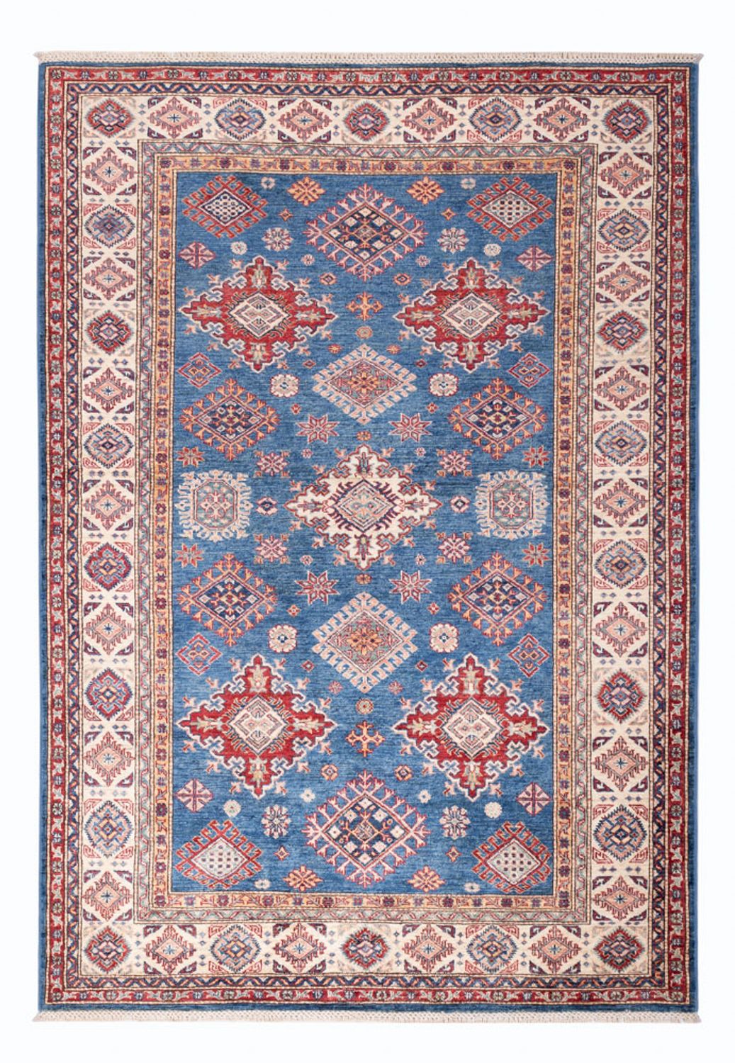 Ziegler Teppich - Kazak - 240 x 164 cm - blau