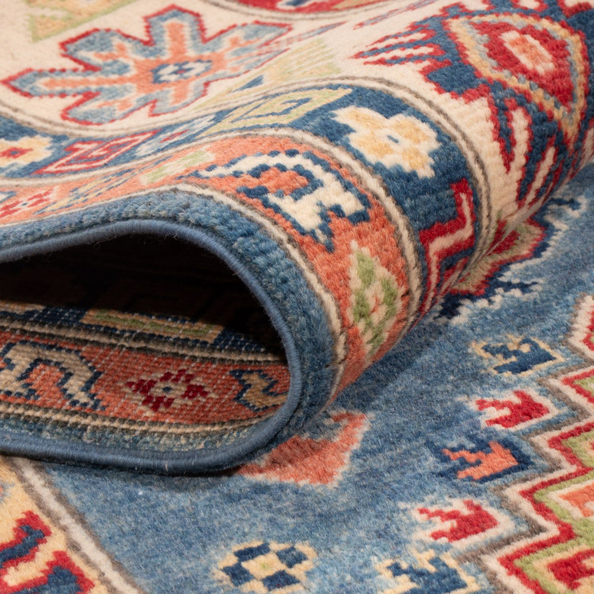 Ziegler Teppich - Kazak - 296 x 198 cm - blau