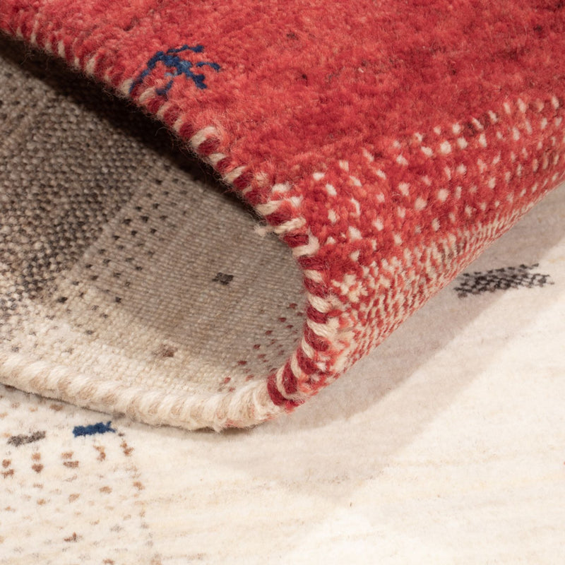 Gabbeh Teppich - Loribaft Indus - 207 x 153 cm - mehrfarbig