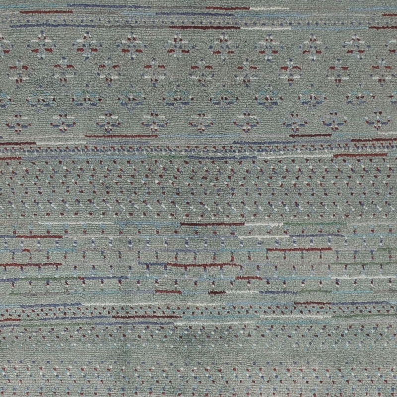 Gabbeh Teppich - Perser - 208 x 136 cm - dunkelgrün