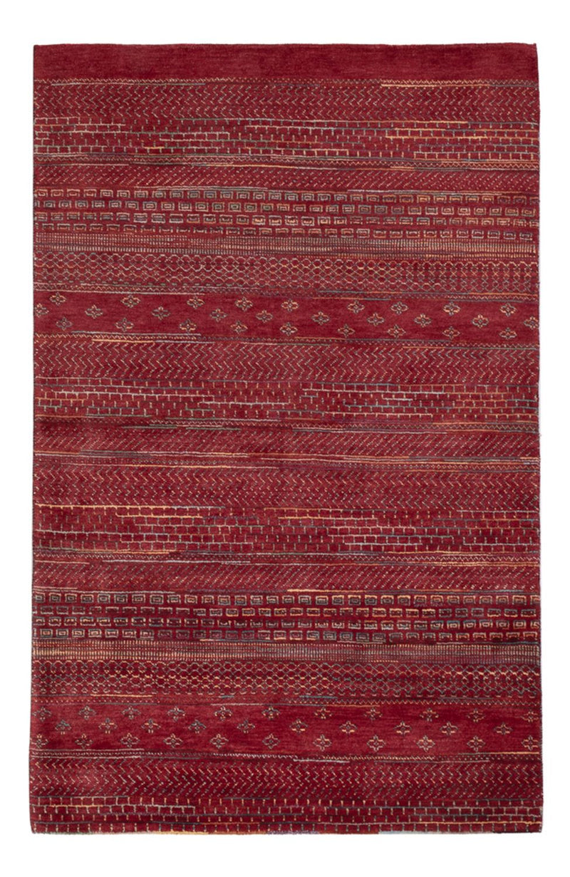 Gabbeh Teppich - Loribaft Indus - 192 x 122 cm - rot