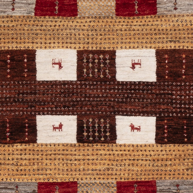 Gabbeh Teppich - Loribaft Indus - 209 x 152 cm - mehrfarbig