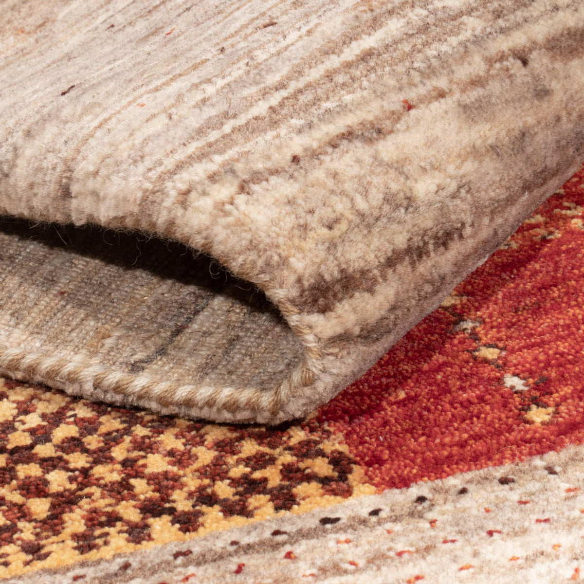 Gabbeh Teppich - Loribaft Indus - 205 x 144 cm - mehrfarbig