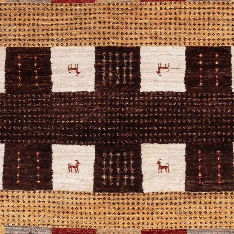 Gabbeh Teppich - Loribaft Indus - 216 x 147 cm - mehrfarbig