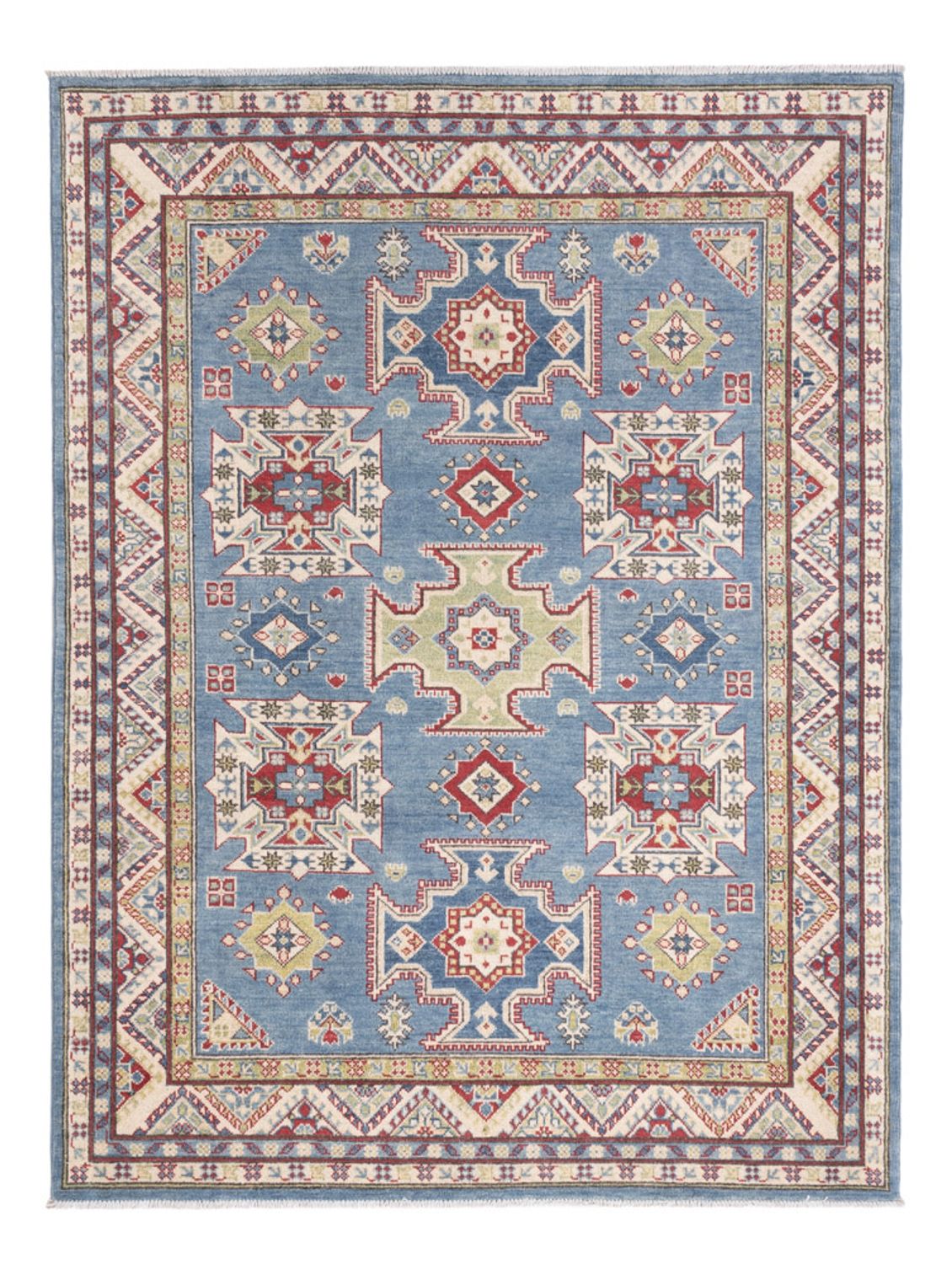 Ziegler Teppich - Kazak - 198 x 150 cm - blau