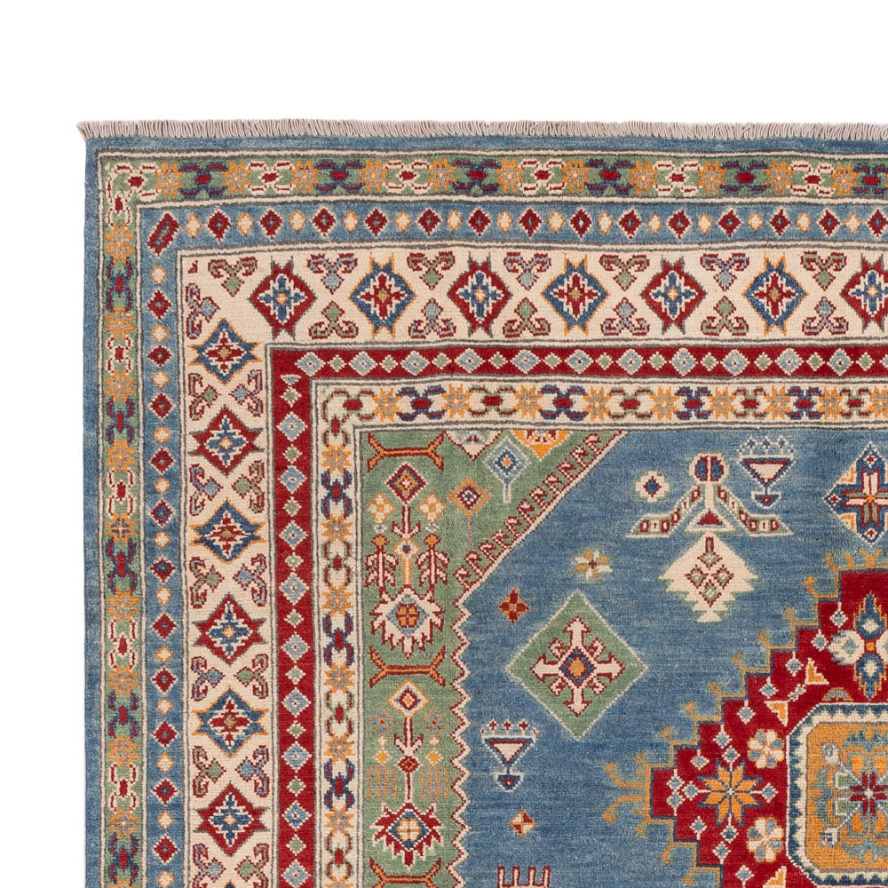 Ziegler Teppich - Kazak - 300 x 198 cm - blau