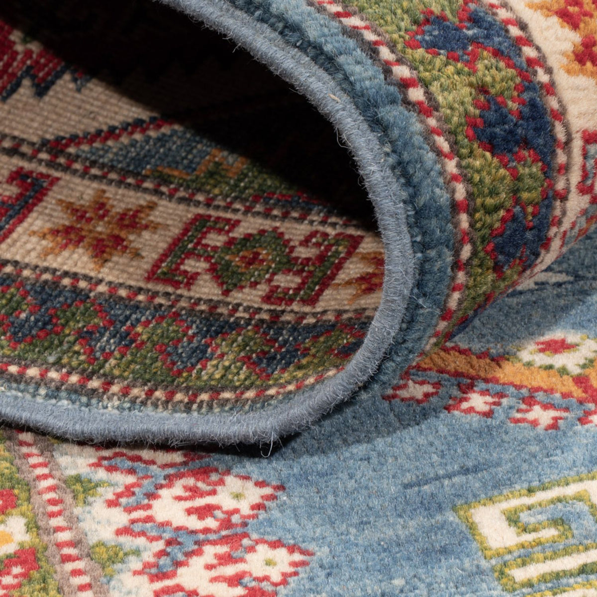 Ziegler Teppich - Kazak - 193 x 148 cm - blau