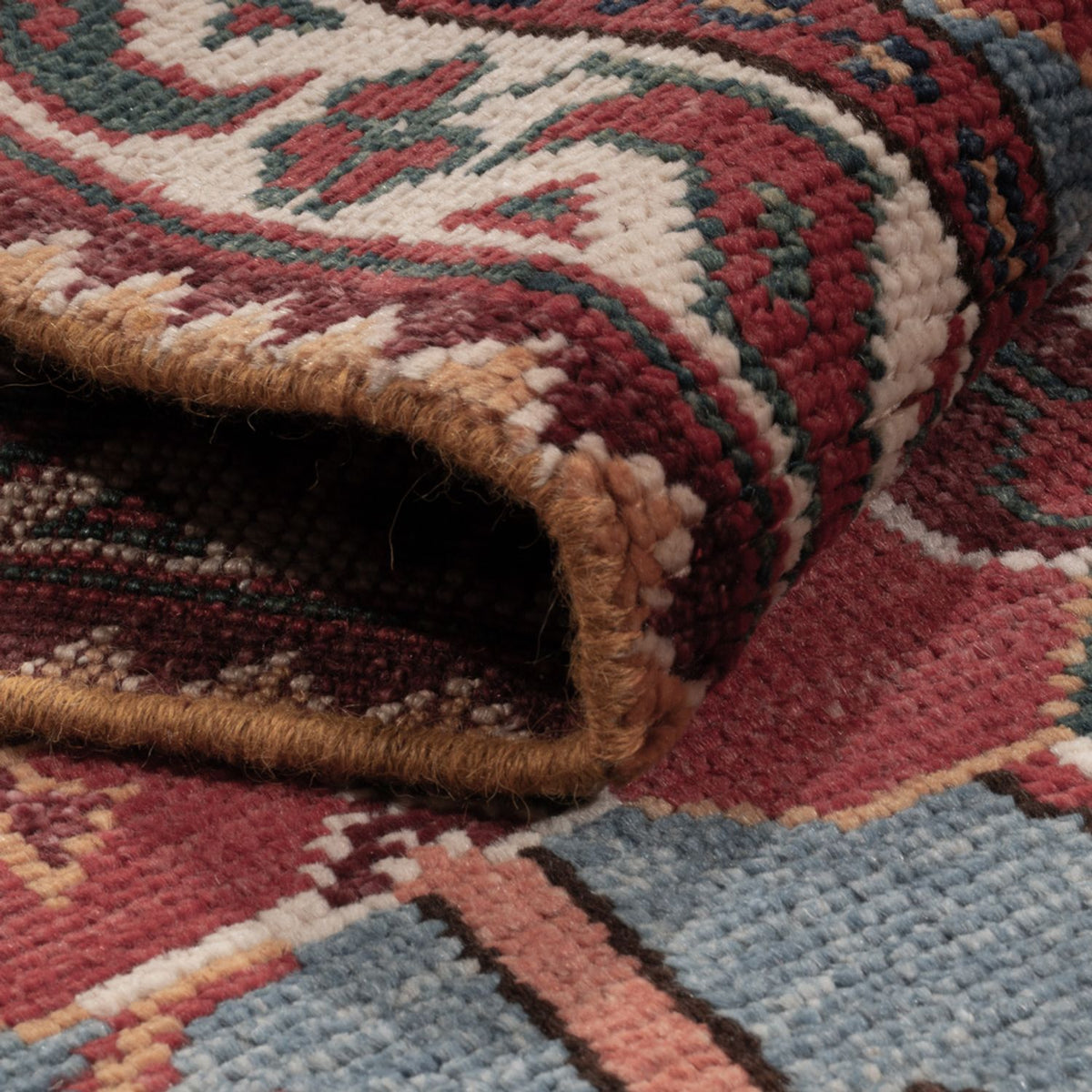 Läufer Ziegler - Kazak - 287 x 77 cm - blau