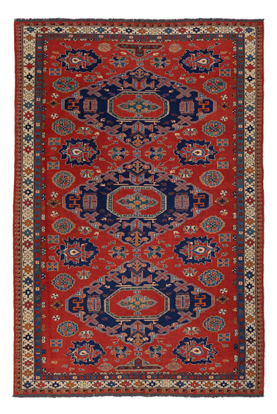 Kelim Afghan Teppich 178x263cm - rot