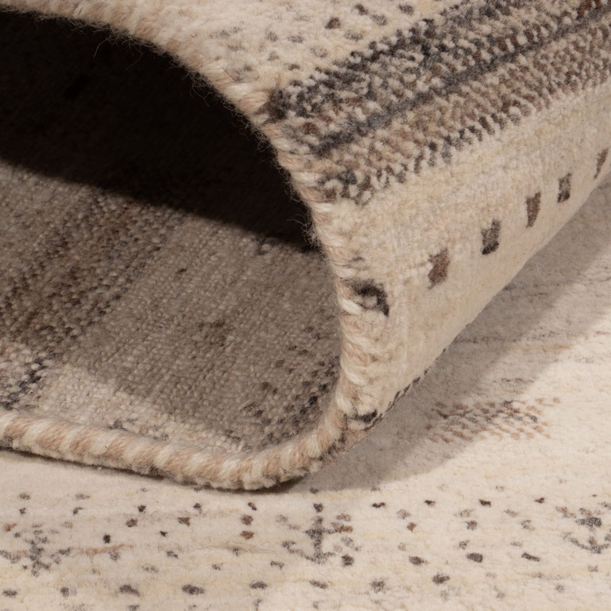 Gabbeh Teppich - Loribaft Indus - 152 x 105 cm - creme