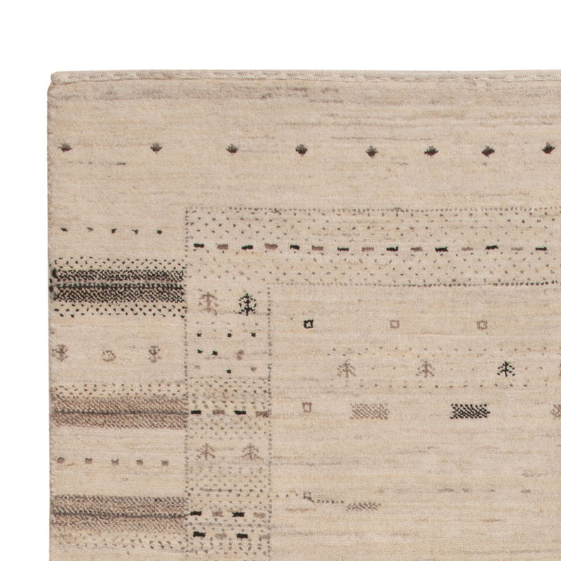 Gabbeh Teppich - Loribaft Indus - 153 x 108 cm - beige