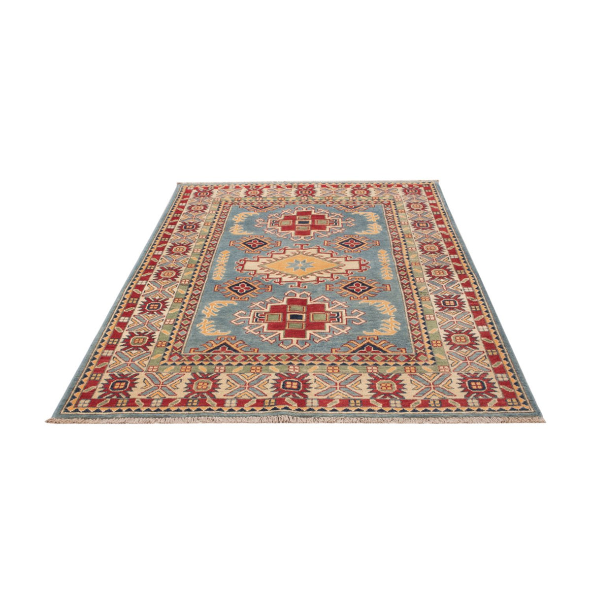 Ziegler Teppich - Kazak - 180 x 120 cm - hellblau