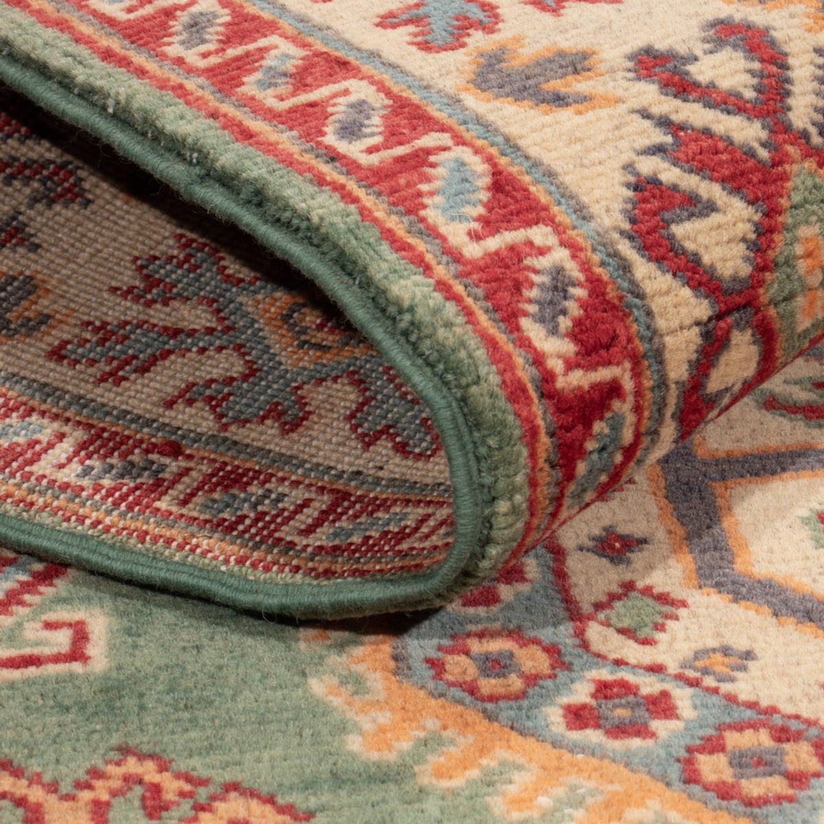 Ziegler Teppich - Kazak - 178 x 122 cm - grün