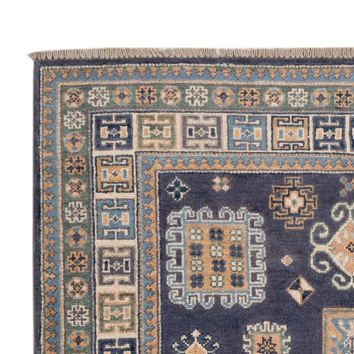 Ziegler Teppich - Kazak - 180 x 117 cm - dunkelblau