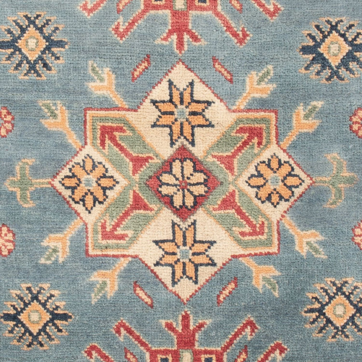 Ziegler Teppich - Kazak - 147 x 98 cm - hellblau