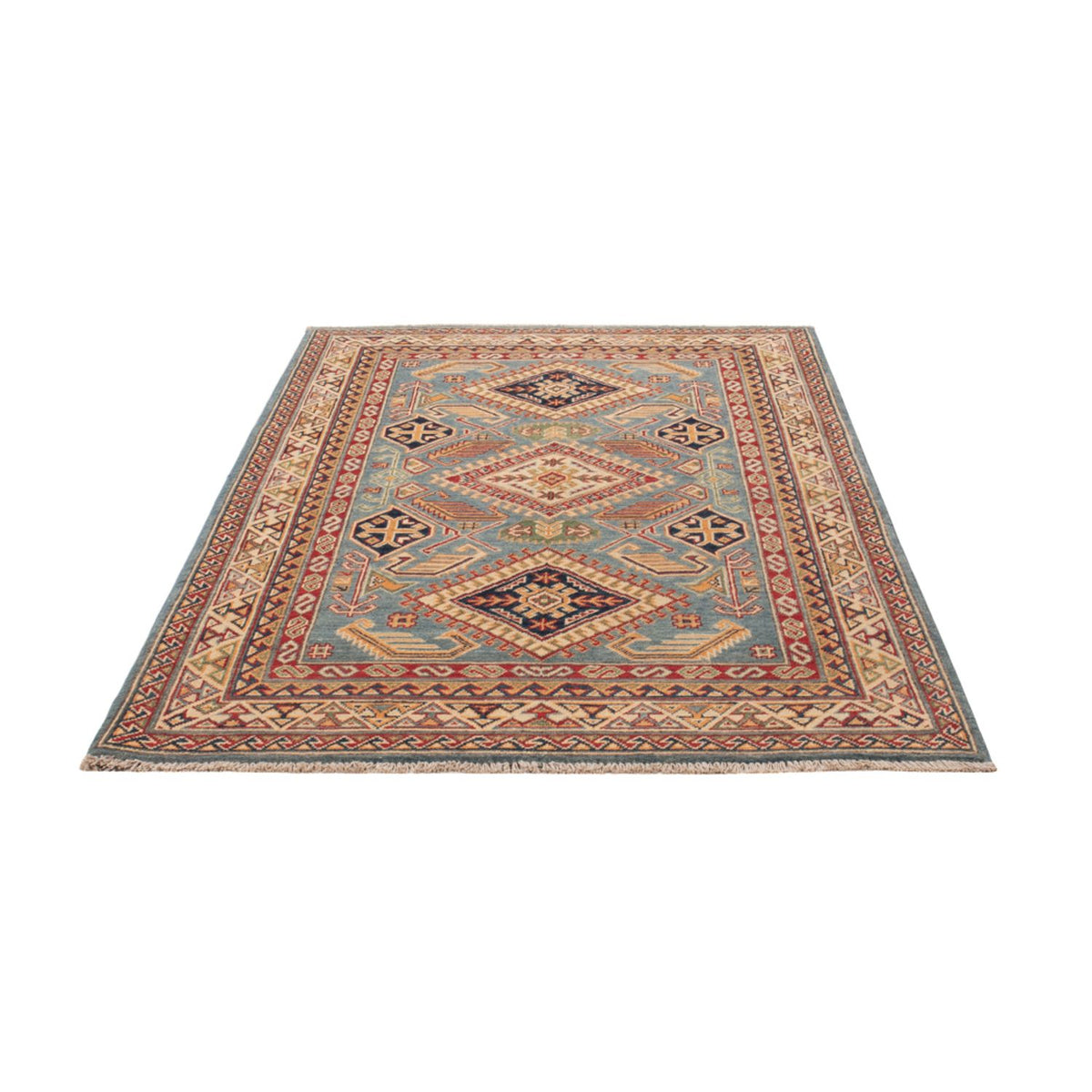 Ziegler Teppich - Kazak - 185 x 120 cm - hellblau