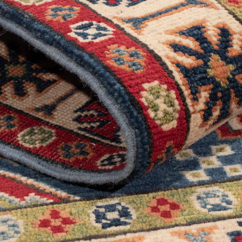 Ziegler Teppich - Kazak - 152 x 98 cm - blau