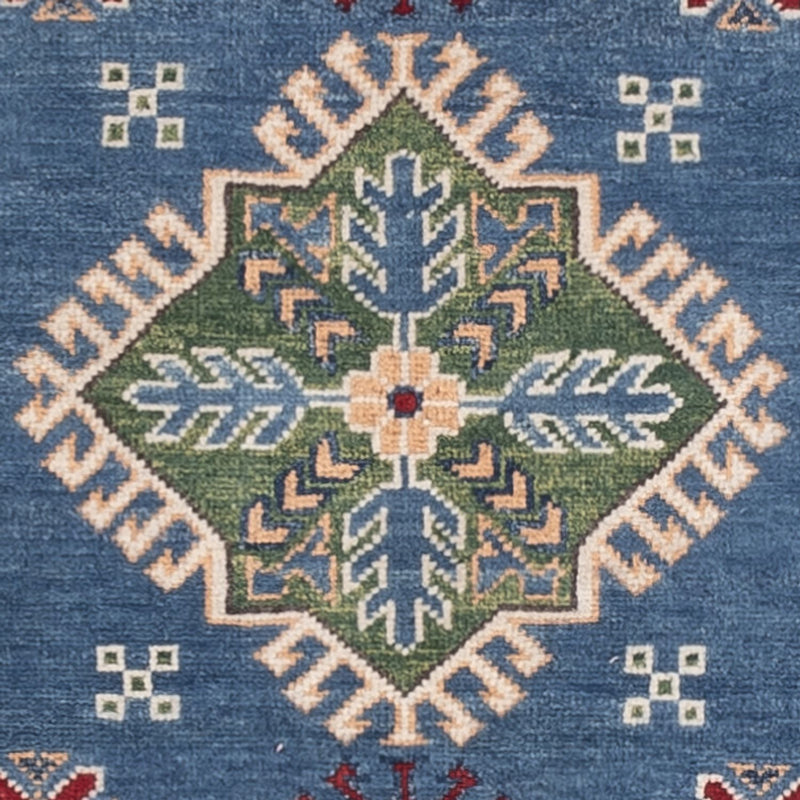 Ziegler Teppich - Kazak - 142 x 101 cm - blau