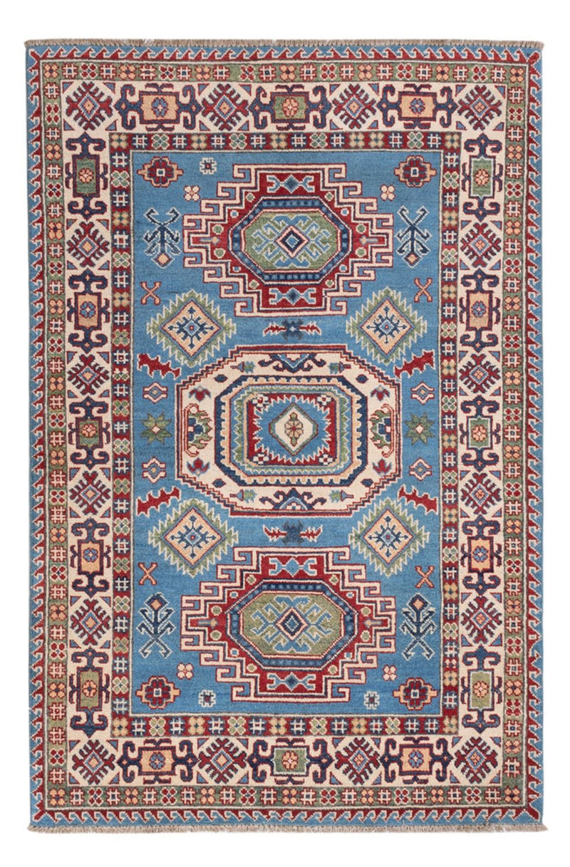 Ziegler Teppich - Kazak - 186 x 120 cm - hellblau