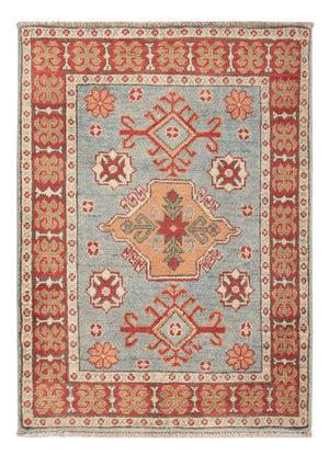 Ziegler Teppich - Kazak - 86 x 62 cm - hellblau