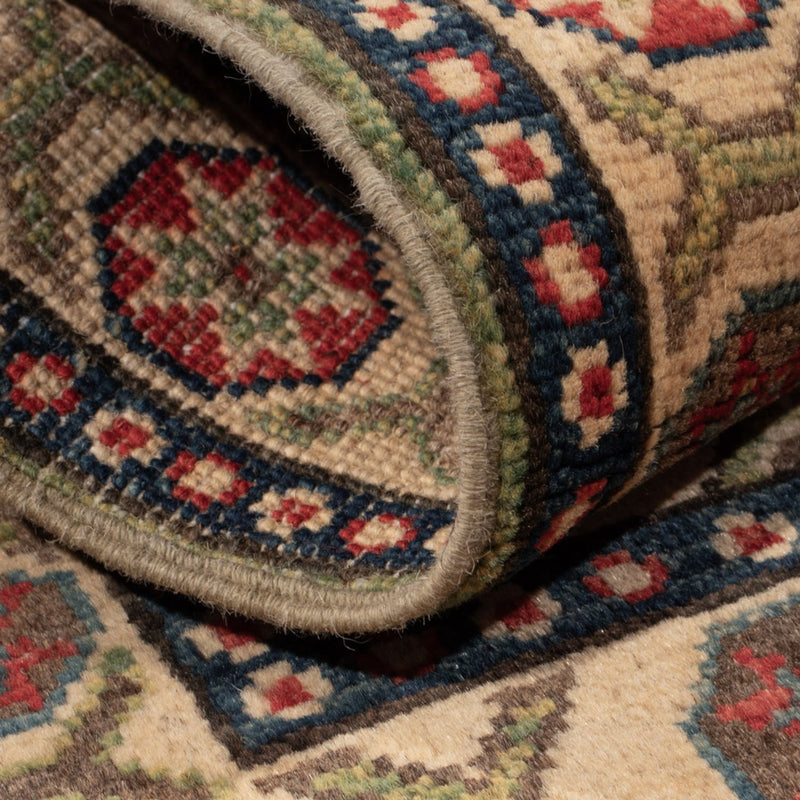 Ziegler Teppich - Kazak - 90 x 60 cm - grün