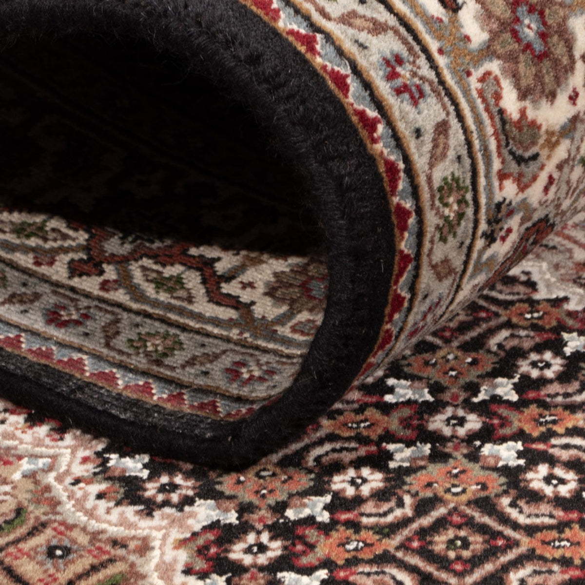 Orientteppich - Täbriz - 188 x 123 cm - dunkelbeige