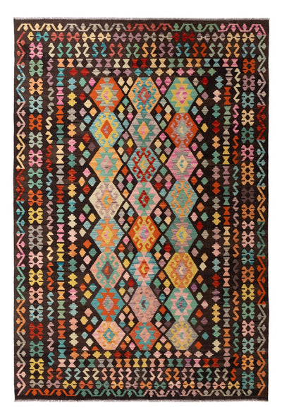 Kelim Maimene Teppich 197x291cm - mehrfarbig
