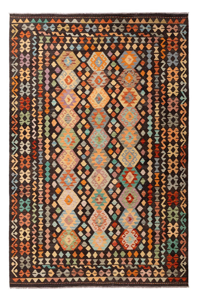 Kelim Maimene Teppich 197x300cm - mehrfarbig