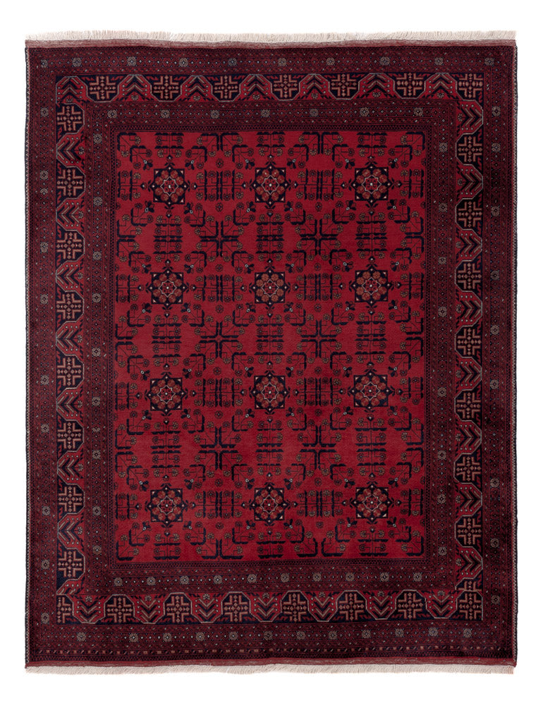 Afghan Teppich - Royal - 189 x 149 cm - rot