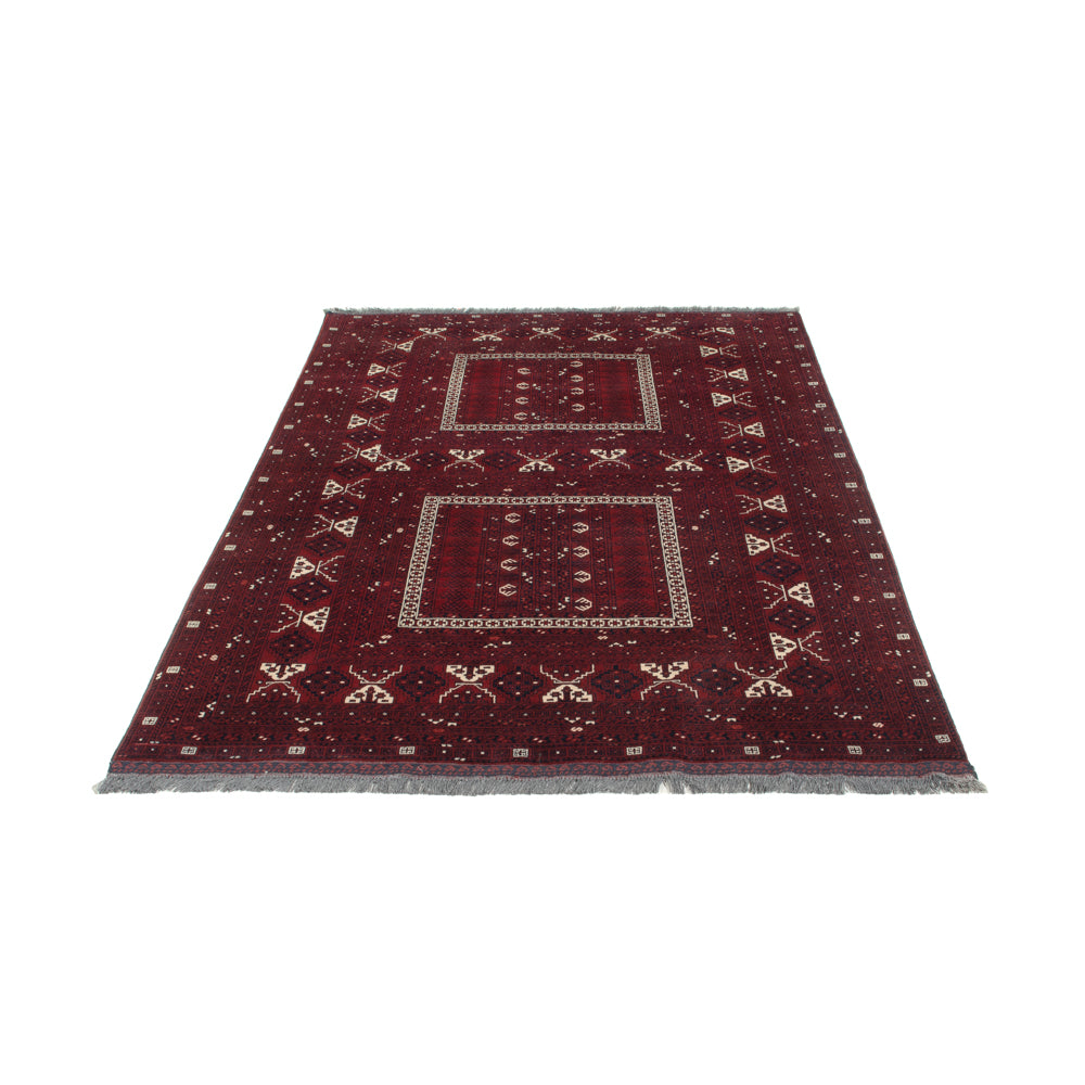 Afghan Teppich - 258 x 159 cm - rot
