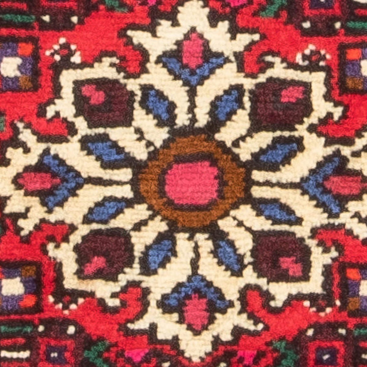 Perserteppich - Nomadic - 98 x 68 cm - rot