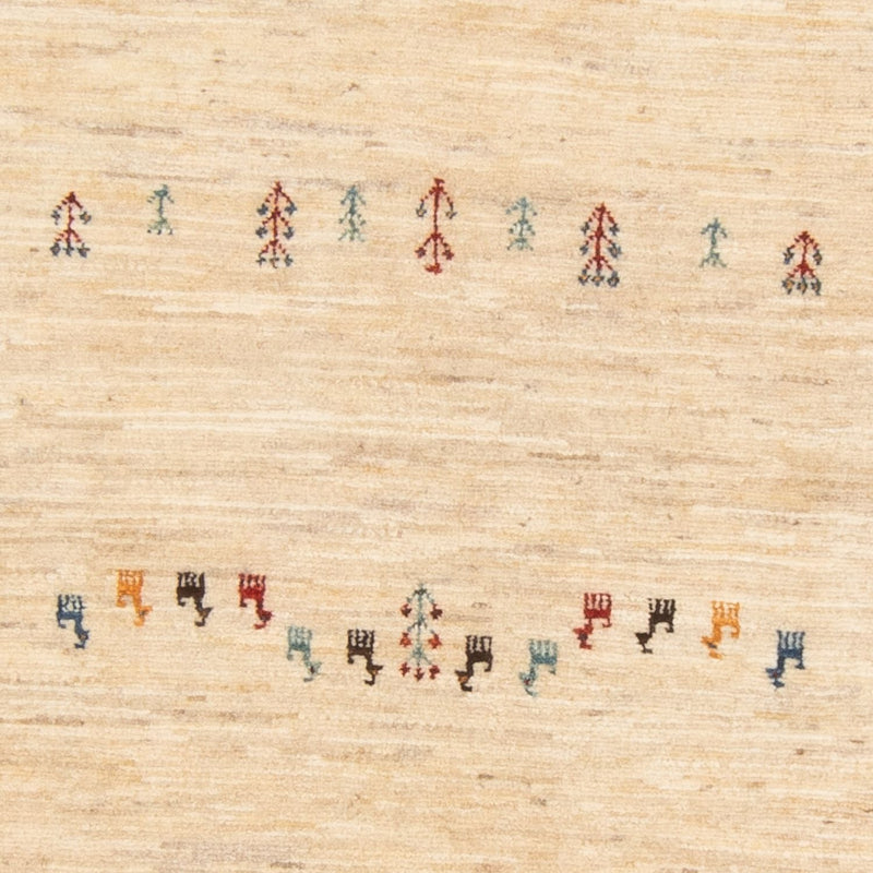 Gabbeh Teppich - Loribaft Perser - 194 x 151 cm - mehrfarbig