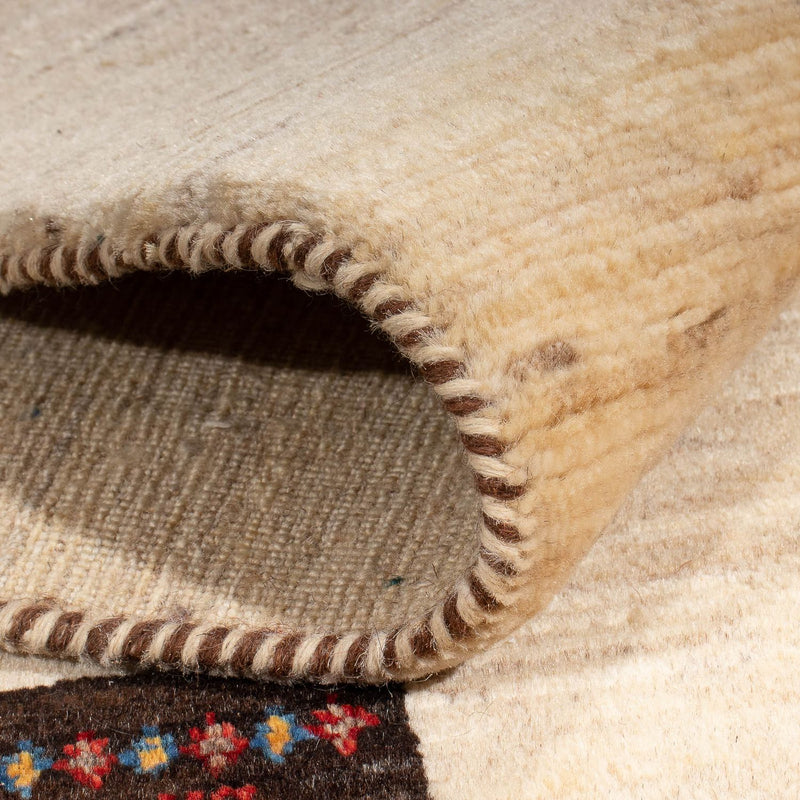 Gabbeh Teppich - Loribaft Perser - 194 x 151 cm - mehrfarbig