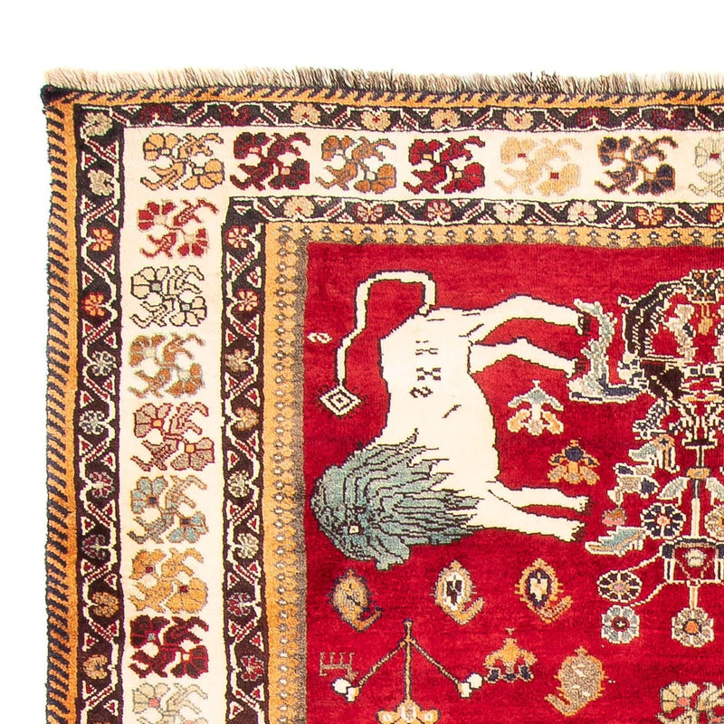 Gabbeh Teppich - Kaschkuli Perser - 265 x 171 cm - rot