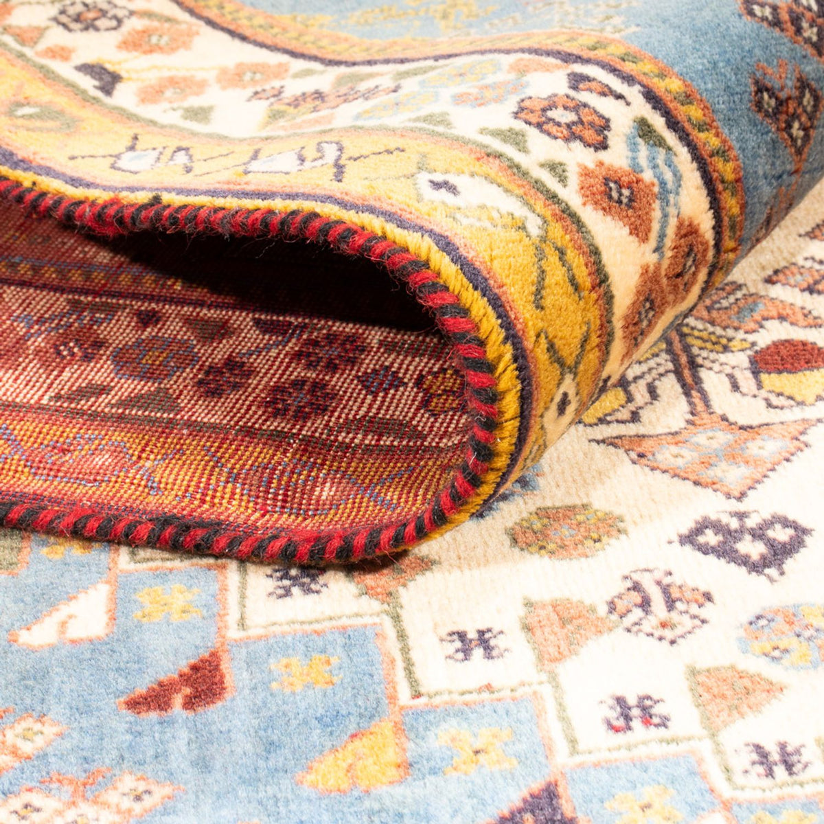 Perserteppich - Nomadic - 158 x 120 cm - blau