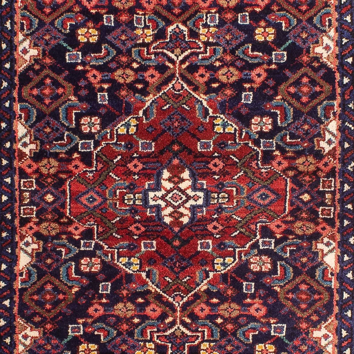 Perserteppich - Nomadic - 138 x 83 cm - dunkelblau