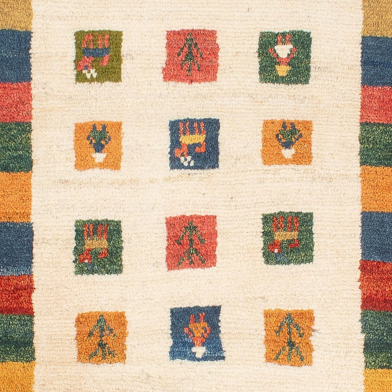 Gabbeh Teppich - Perser - 122 x 76 cm - mehrfarbig