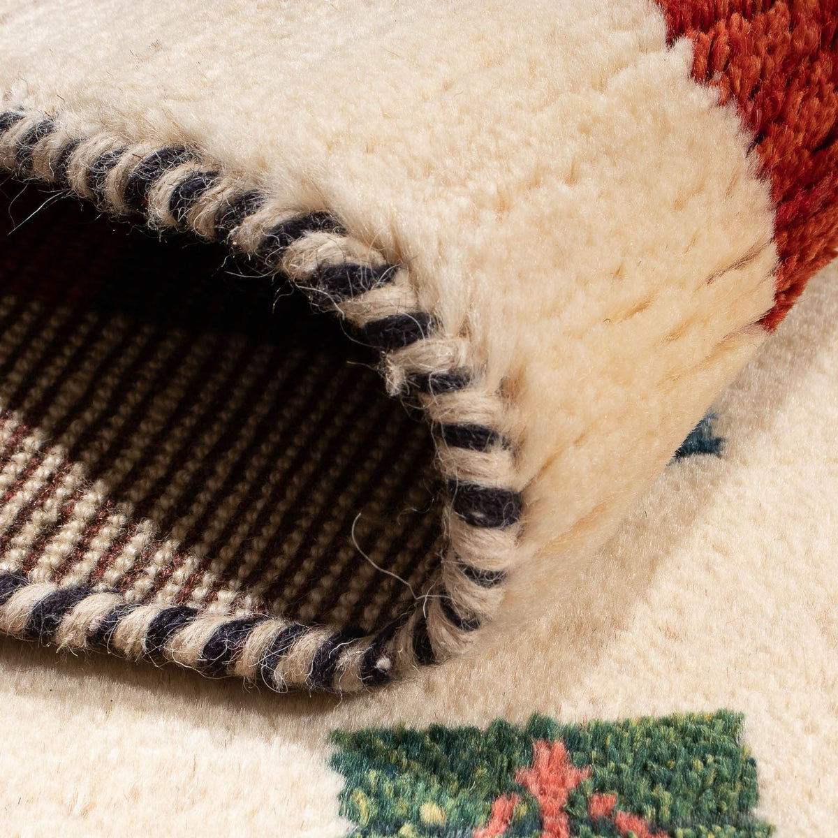 Gabbeh Teppich - Perser - 122 x 76 cm - mehrfarbig