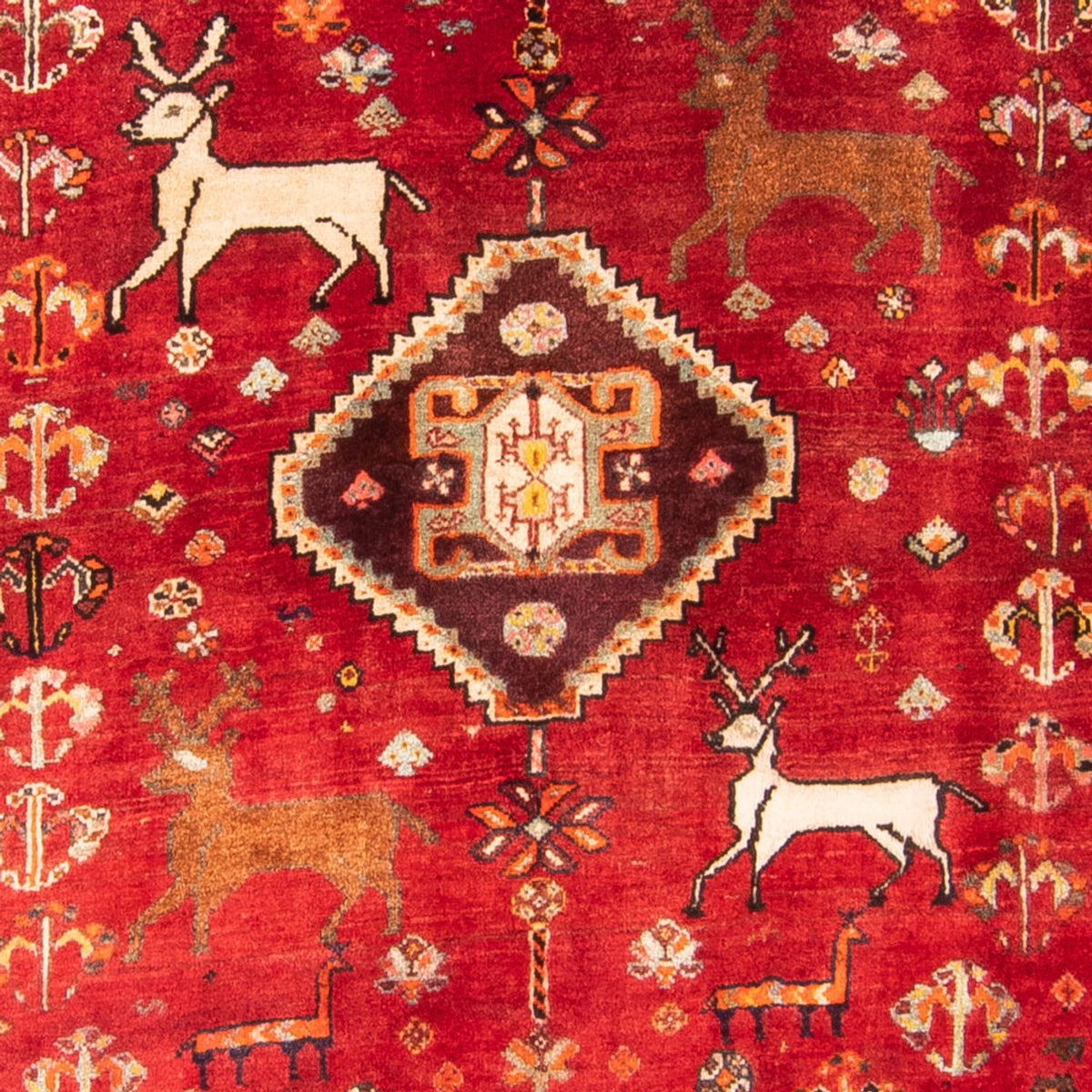 Perserteppich - Nomadic - 174 x 115 cm - rot