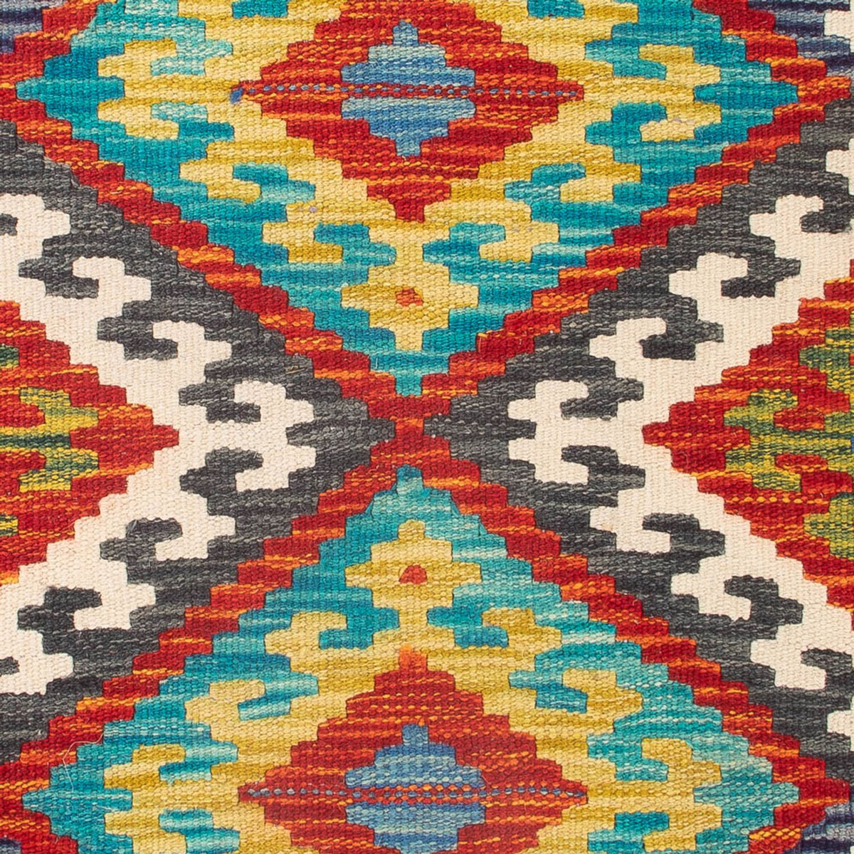 Kelim Teppich - Splash - 90 x 60 cm - mehrfarbig