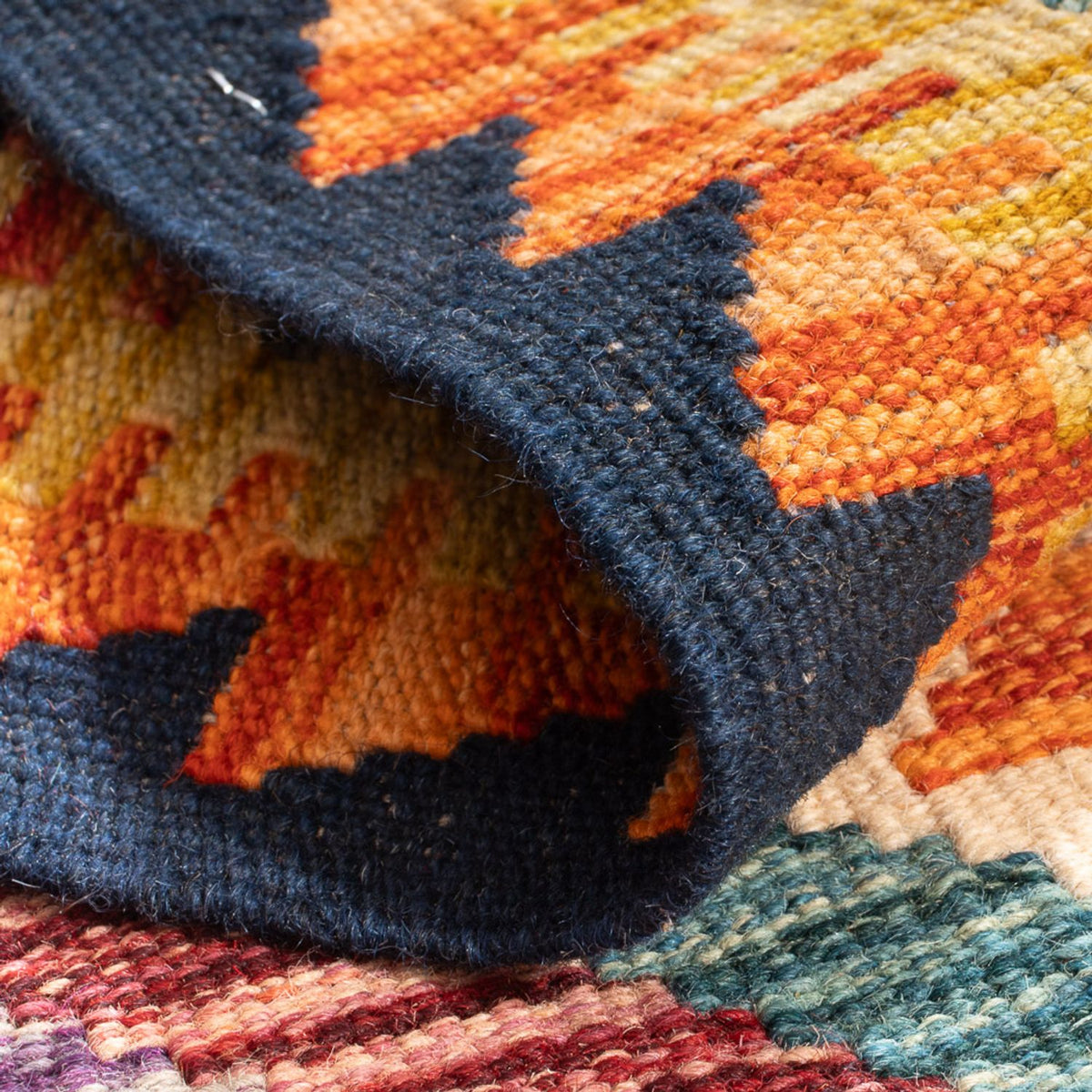 Kelim Teppich - Splash - 85 x 62 cm - mehrfarbig