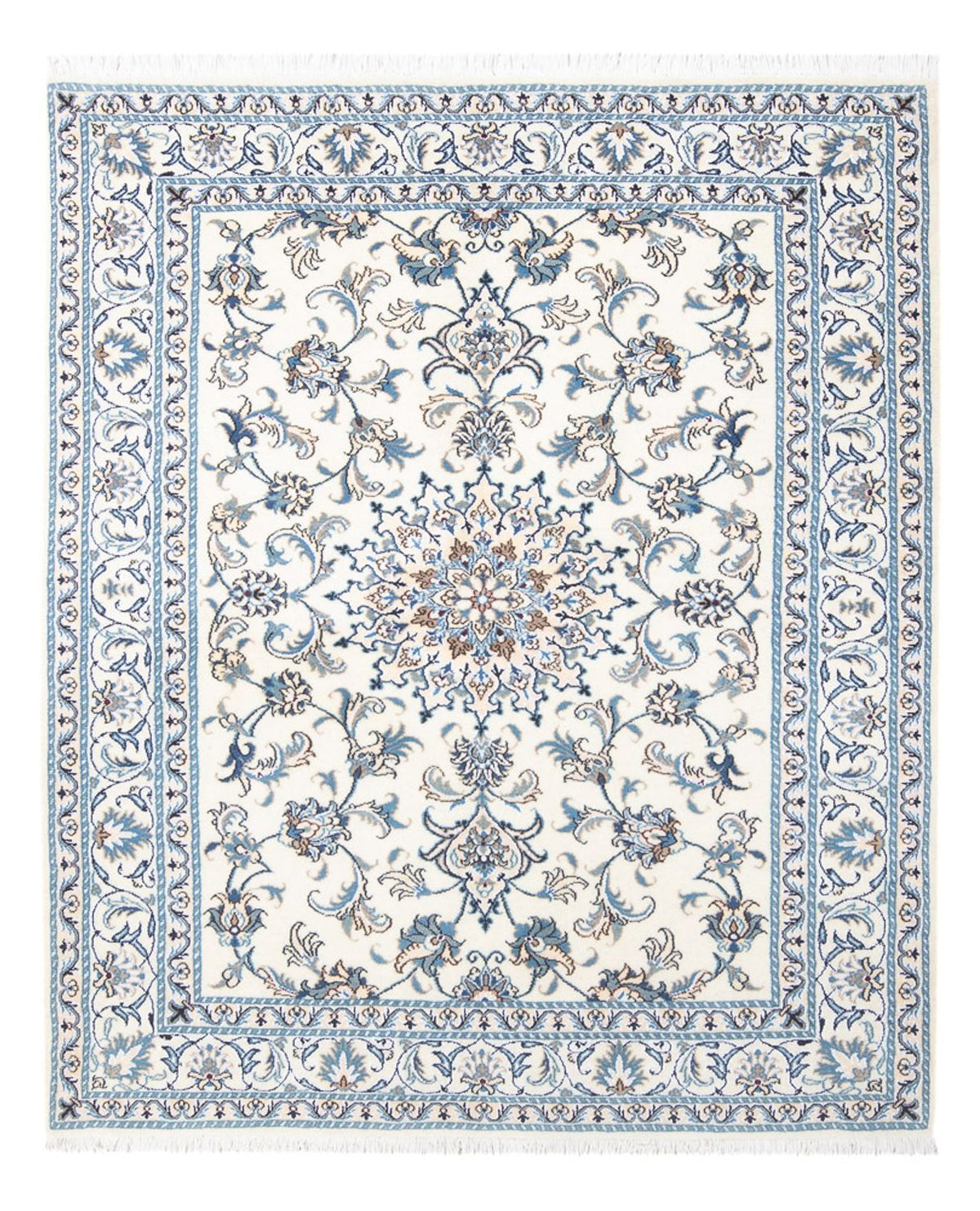 Perserteppich - Nain - 194 x 147 cm - creme