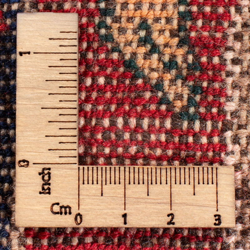 Perserteppich - Nomadic - 140 x 115 cm - mehrfarbig