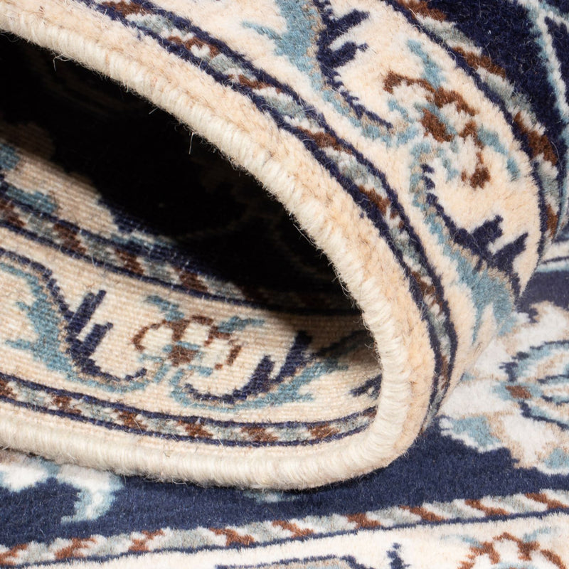 Perserteppich - Nain - 135 x 67 cm - dunkelblau