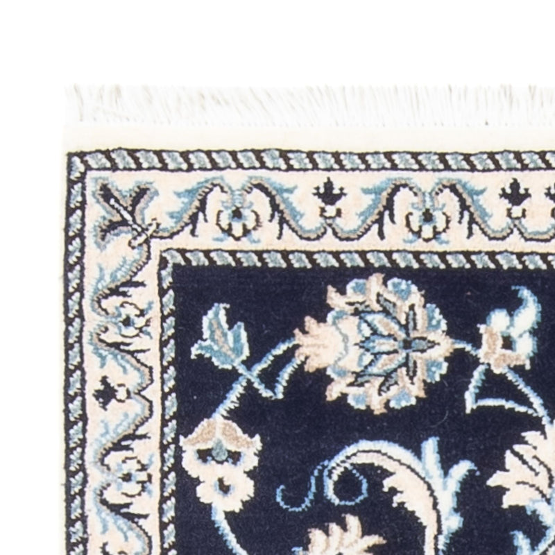 Perserteppich - Nain - 137 x 67 cm - dunkelblau